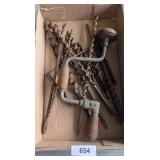 Vintage Crank Drill & Bits