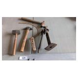 Hammers, Rubber Mallet, Vintage Jack & Ice Sickle