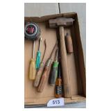 Sledge Hammer, Assorted Screwdrivers, +