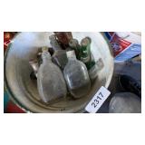 5 Gallon Bucket w/ Glass Bottles