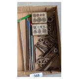 Assorted Tap & Die Set & Concrete Chisels