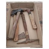 (3) Hatchets & (2) Brick Hammers