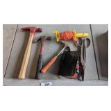 Hammers, Tin Snips, String & Small Tool Set -*