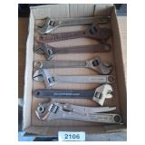 (7) 10" Crescent Wrenches -