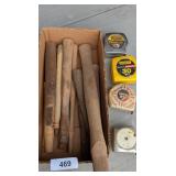Wooden Replacement Handles & Tape Measurers -