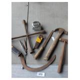 Scythe, 4-Way Tire Tool, Hammers, Punches &