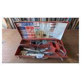 Milwaukee Saw Saw w/ Metal Case & Assorted Blades