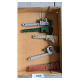Assorted Pipe Wrenches