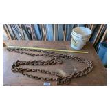 Large Chain w/ (2) Hooks & Small Chain Piece