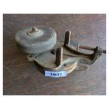 Hand Crank Bench Grinder