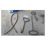 Vintage Hooks & Tongs
