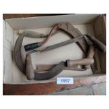 Sickles & Two Handled Saw