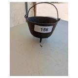 Vintage Cast Iron 3 Footed Kettle
