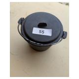 Elder Cast Iron Dutch Oven w/ Lid - 6"