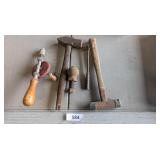 Sledgehammer, Rubber Mallet, Hitch Ball &