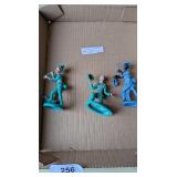 (3) Hand Painted Hard Resin Sculptures [Italy]
