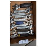 Assorted Adjustable Wrenches -