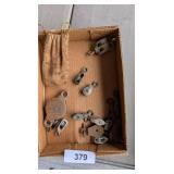 Assorted Vintage Small Pulleys &