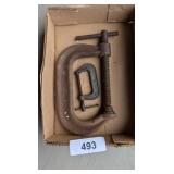(2) C-Clamps - Armstrong, Malleable