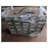 Plastic Organizer w/ Contents
