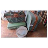 (3) Suitcases & (1) Hat Case