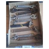 (10)  Adjustable Wrenches