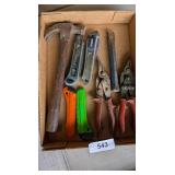 Hammer, Knives, Snips & Chisel