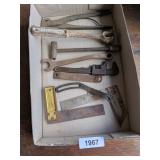 Squares, Pipe Wrench, Grinding Wheel Dresser &