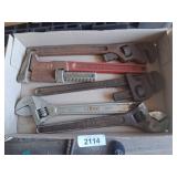 (2) 15" Adjustable Wrenches &
