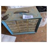 Metal/Plastic Organizer w/ Contents