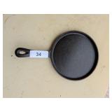 Cast Iron Flat Griddle - 8"