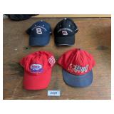 (4) Racing Ball Caps