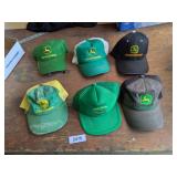 (6) John Deere Hats