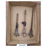 (3) Adjustable Wood Boring Bits