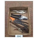 (4) Locking Pliers