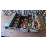 Vintage Toolbox w/ Allen Wrenches, Sockets &