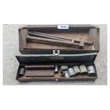 Metal Tray w/ Metal Tin & Sockets
