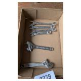 (4) Wrenches & (2) 6" Adjustable Crescent Wrenche