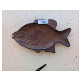 Vintage Cast Iron Fish Platter