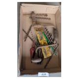 Vintage Hand Drill & Bits