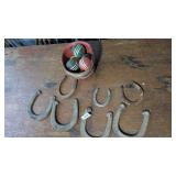 Basket, Croquet Balls & Horseshoes
