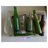 Assorted Vintage Glass Bottles