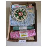 Assorted Material & Doilies