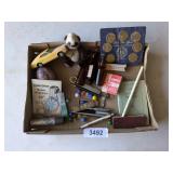 Seashell, Large Match Book, S&P Budweiser Bottles,