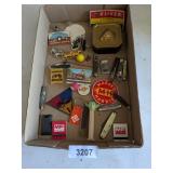 Pocket Knives, Pins, Emblems, Pez Dispenser, +
