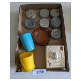Zinc Lids, Ashtray, Kitchen Timer & Childrens