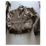 Med Global Identity Leather Jacket
