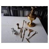 Aladdin Lamp Model #23, Brass Silverware &