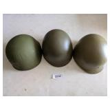 (3) M1 Helmet Liners