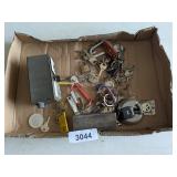 Assorted Keys, Sharpening Stone & Other